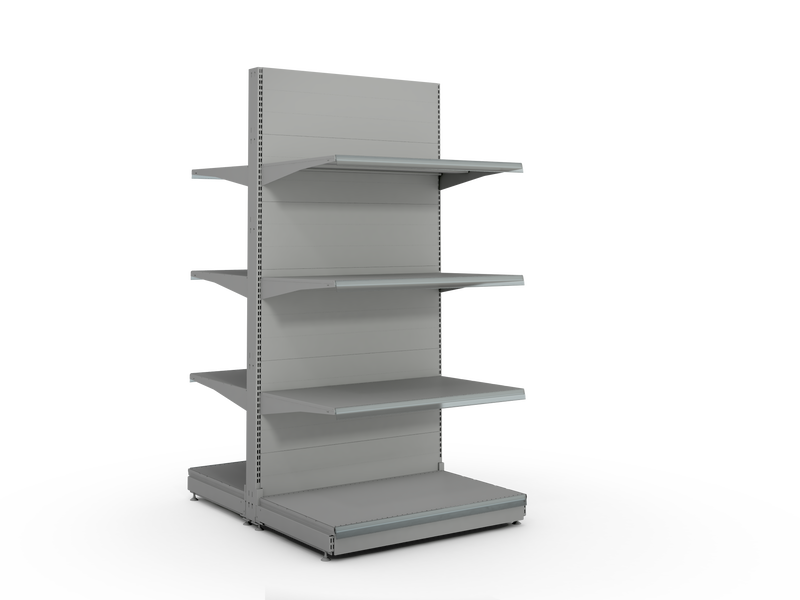 METAL GONDOLA 2 SIDES - HEIGHT 1500 MM - 3 X 2 SHELFVES