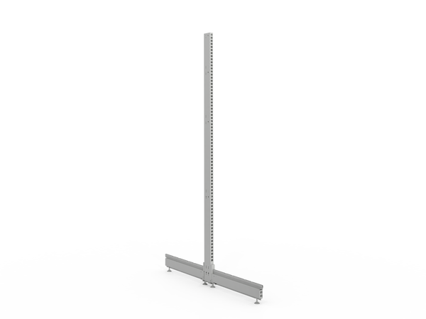 METAL ENDPOST T-SHAPE FOR GONDOLA