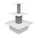 Pyramid Table White/Graphite 900 x 900 mm