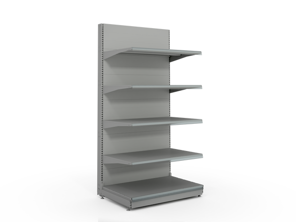 METAL WALL SHELVING - HEIGHT 1500 MM - 4 SHELFVES