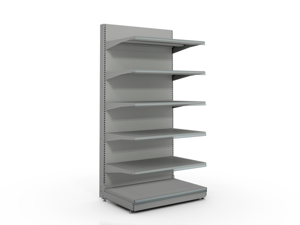 METAL WALL SHELVING - HEIGHT 2300 MM - 5 SHELFVES