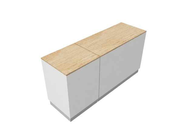 Counter Oak Straight