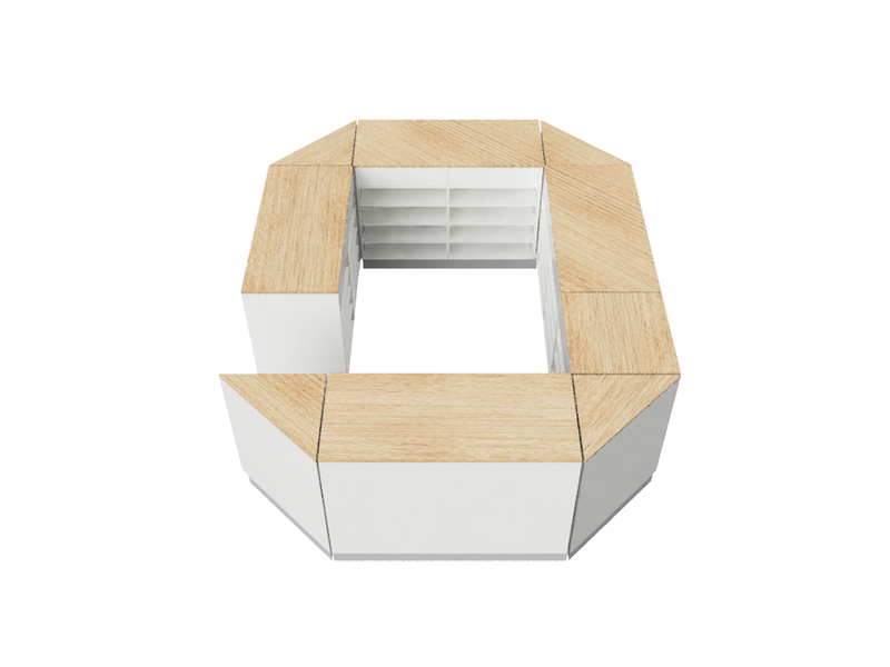 Flexi-Counter Circle Shape