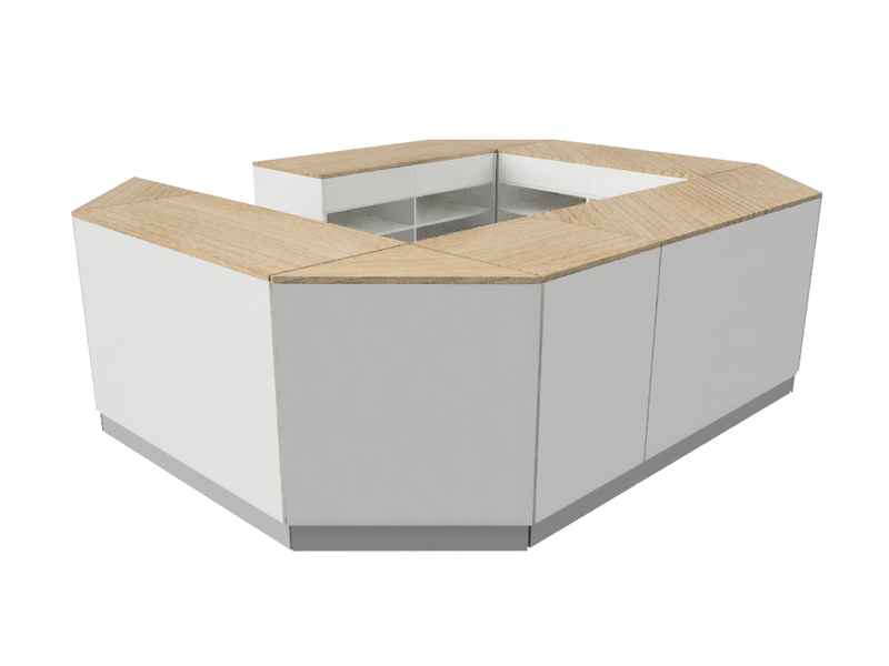 Flexi-Counter Circle Shape