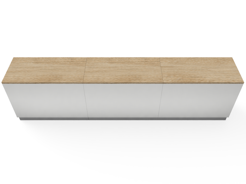 Counter Oak Straight extra length